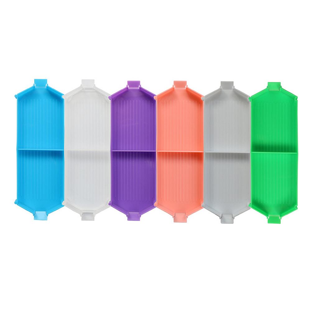 6pcs Upgrade Large Capacity Plastic Diamond Storage Tray Beading Plates Diamond Painting Tray Diamond Painting Drill Plate