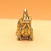 1Pcssanxingdui Brass Divine Beast Ornament Keychain Pendant Backpack Pendantgift Gift Tourism Commemoration