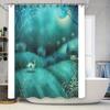 Forest Deer Shower Curtain Woodland Animal Nature Landscape Bathroom Decor Vintage Rustic Home Decor Shower Curtains