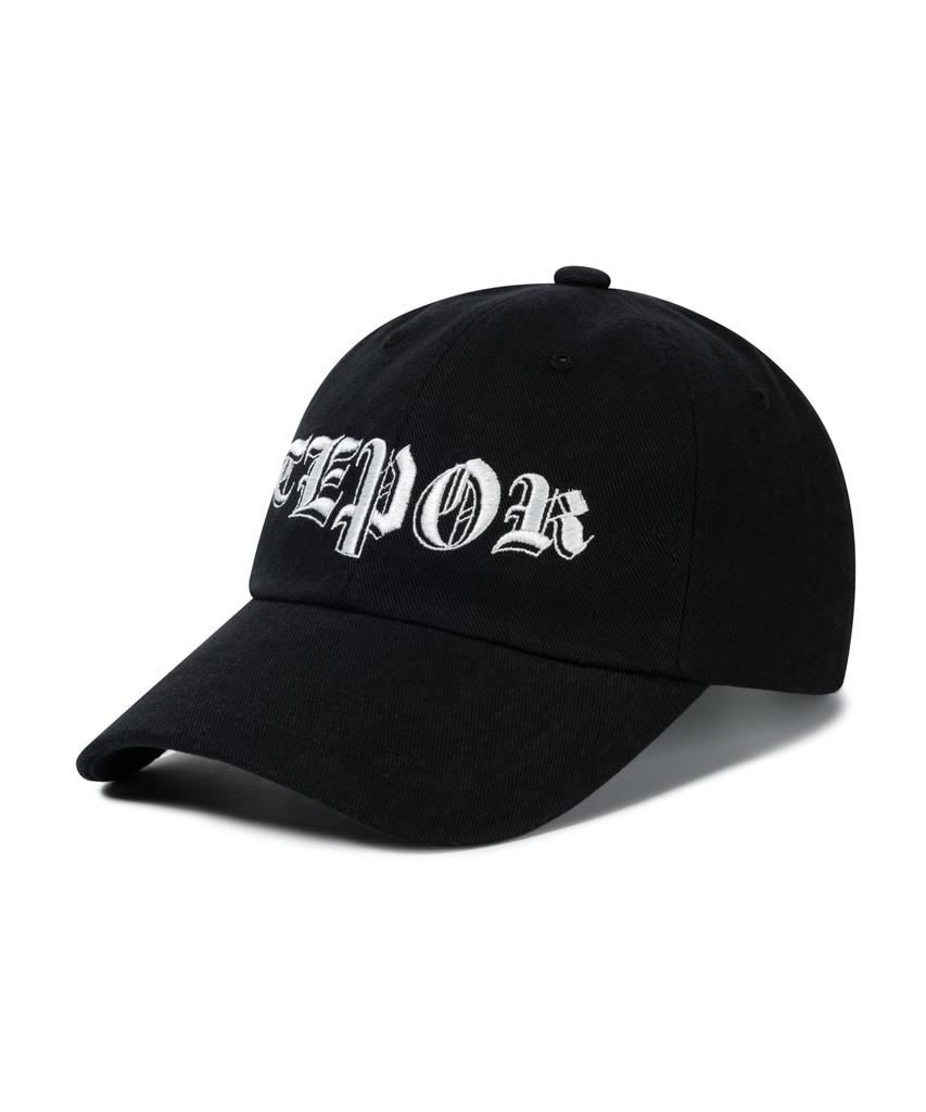 Tepoleu Arch Gothic Logo Ball Cap - Black