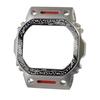 For Casio Small Square GW-M5610DW5600 Series Modified Tiger Rock Pattern Relief Mech Metal Case Strap Watch Trendy Accessories