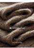 Women's Cashmere Half-Zip Lapel Solid Sweater - 2026 Autumn/Winter Collection, Loose & Slimming Design