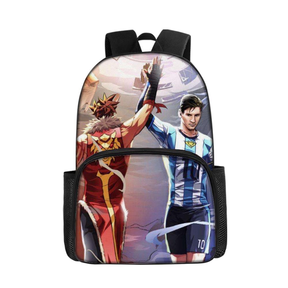 Football Schoolbag Surrounding Primary And Secondary School Students Backpack Miami International Player Backpack Single-Layer Bag