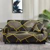Geometric Sofa Slipcovers Elastic Sofa Cover for Living Room Sectional Corner L-shape Chair Protector Couch Cover 1/2/3/4 Seater