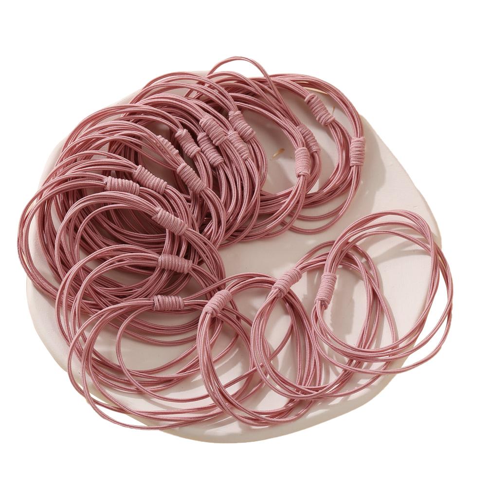 20 Piece Set Girl's Rubber Band Ins Simple Rope Tie Hair High Elastic Ring Headdress