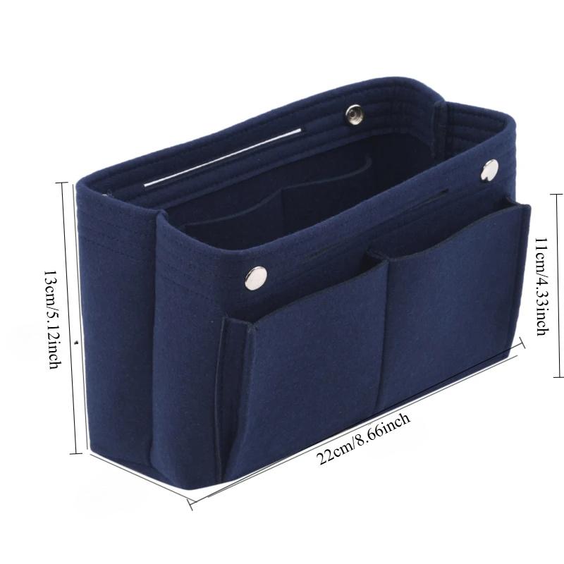 Multifunction Insert Makeup Bag Women Travel Inner Purse Cosmetic Bags For Ladies Portable Storage Organizer Tote 2024