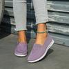 Women Slip On Flats Soft Breathable Loafers Lightweight Casual Round Toe Shoes Non-slip Summer Comfortable Walking Ballet Flats