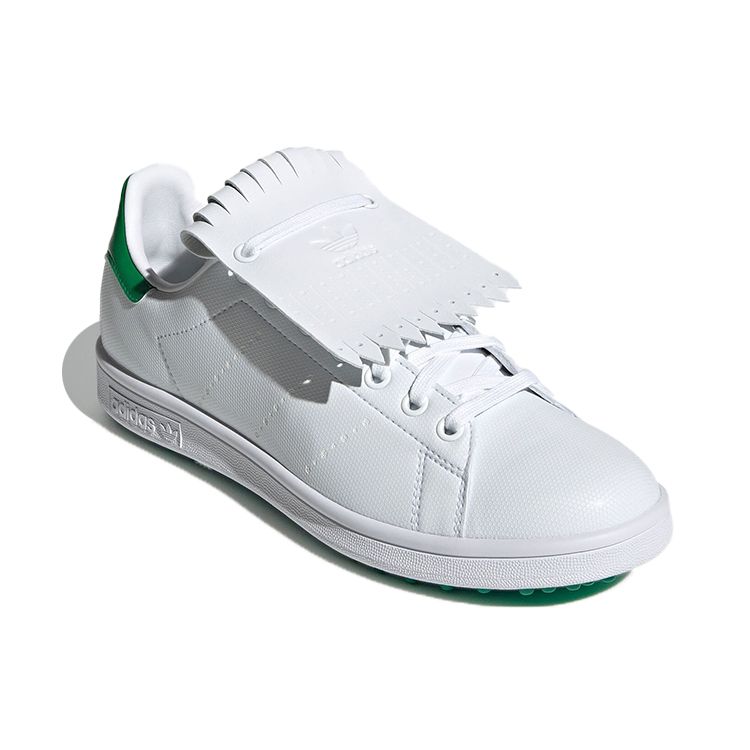 Adidas Stan Smith Primegreen Spikeless Golf Men's Shoes Cloud White Green Q46252