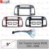 Car Radio Fascias Frame For Toyota Camry XV30 2001-2006 9 Inch 2DIN Stereo Panel Wiring Harness Power Cord Cable