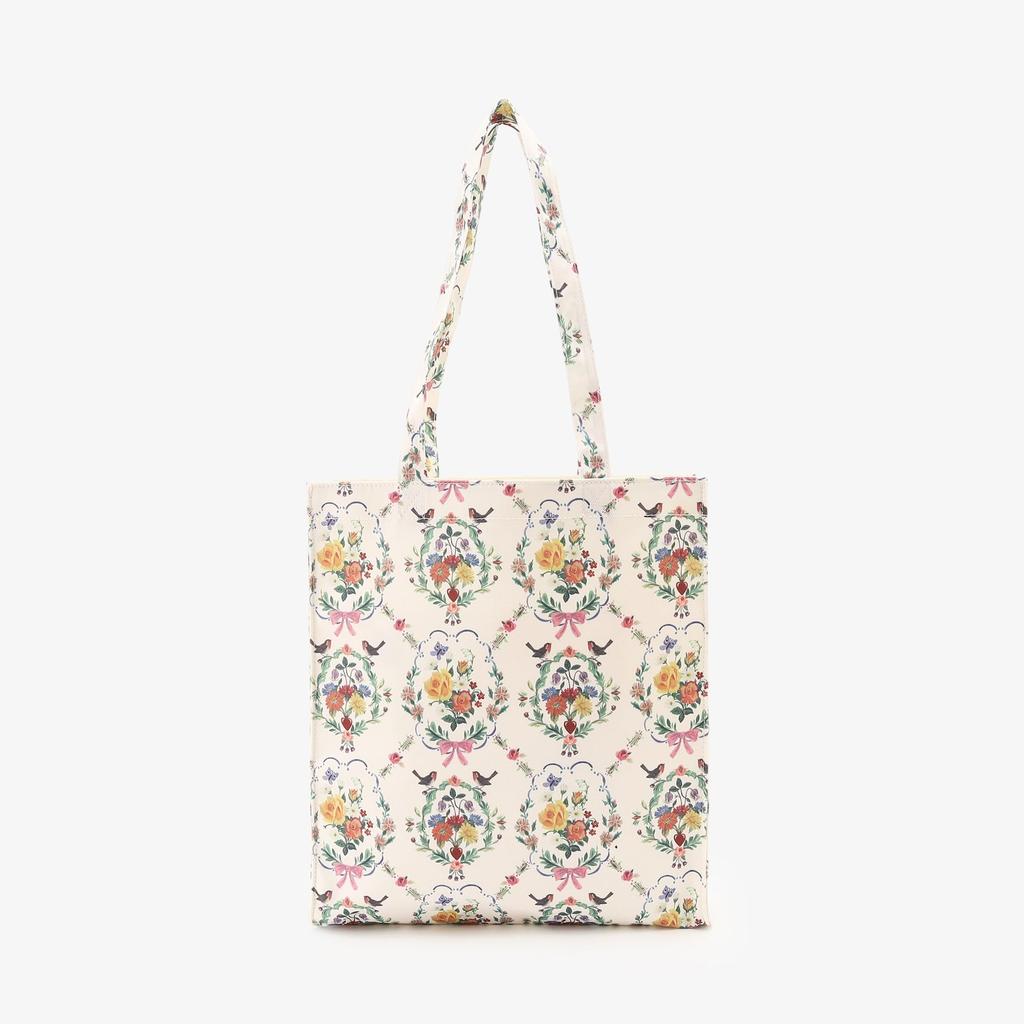 Afternoon Tea Living Tote Bag JH68 with Gusset  Natalie Lete, Ivory