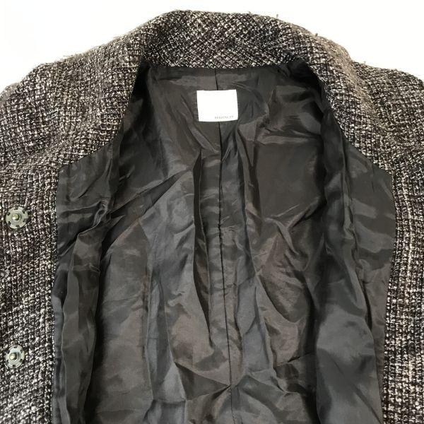 Beardsley Japan Tweed Wool Long Coat S Brown(USED)