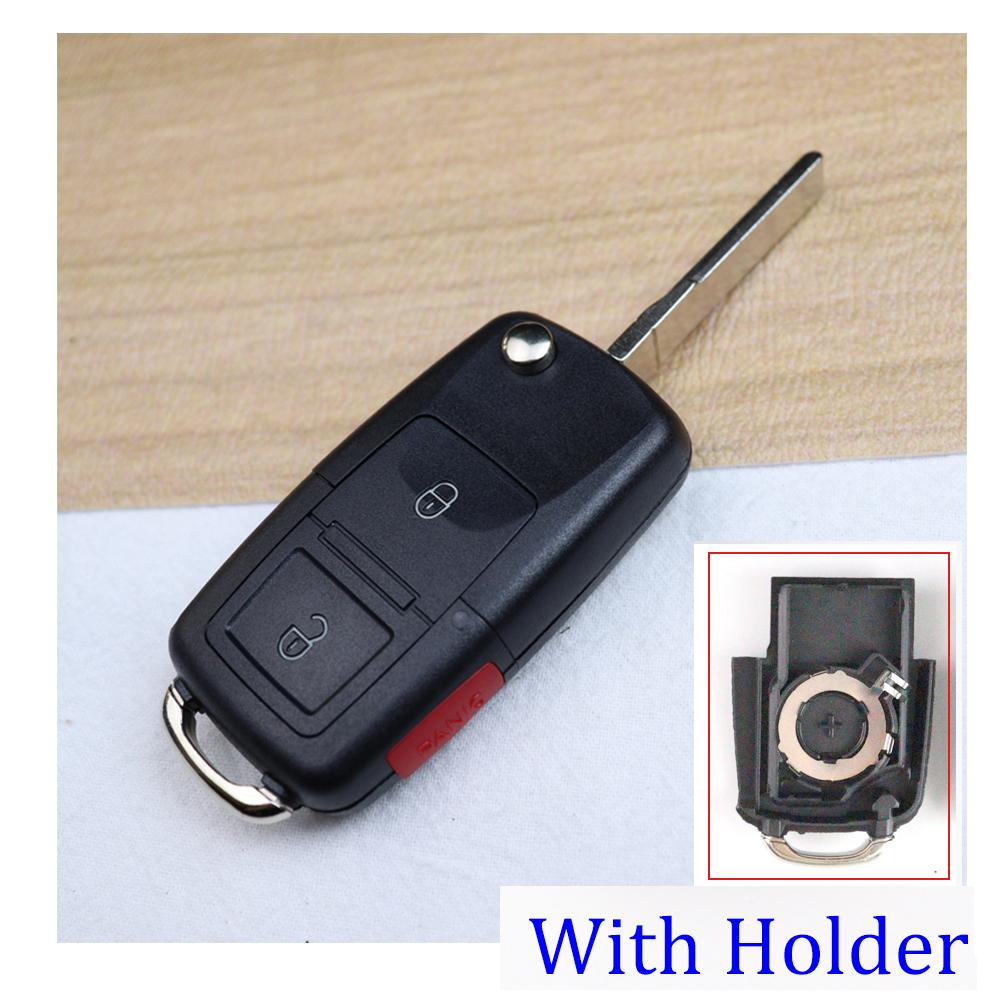 Car Key Fob Case Shell Housing For Volkswagen/Vw Jetta Golf Passat Beetle Skoda Seat Polo B5