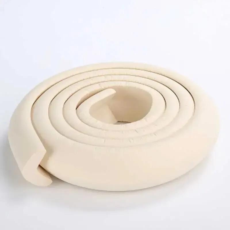 2M Baby Safety Table Edge Protector Anti-collision Soft L-shaped Child Bumper Strips Strip Safety Table Corner Protection Strips