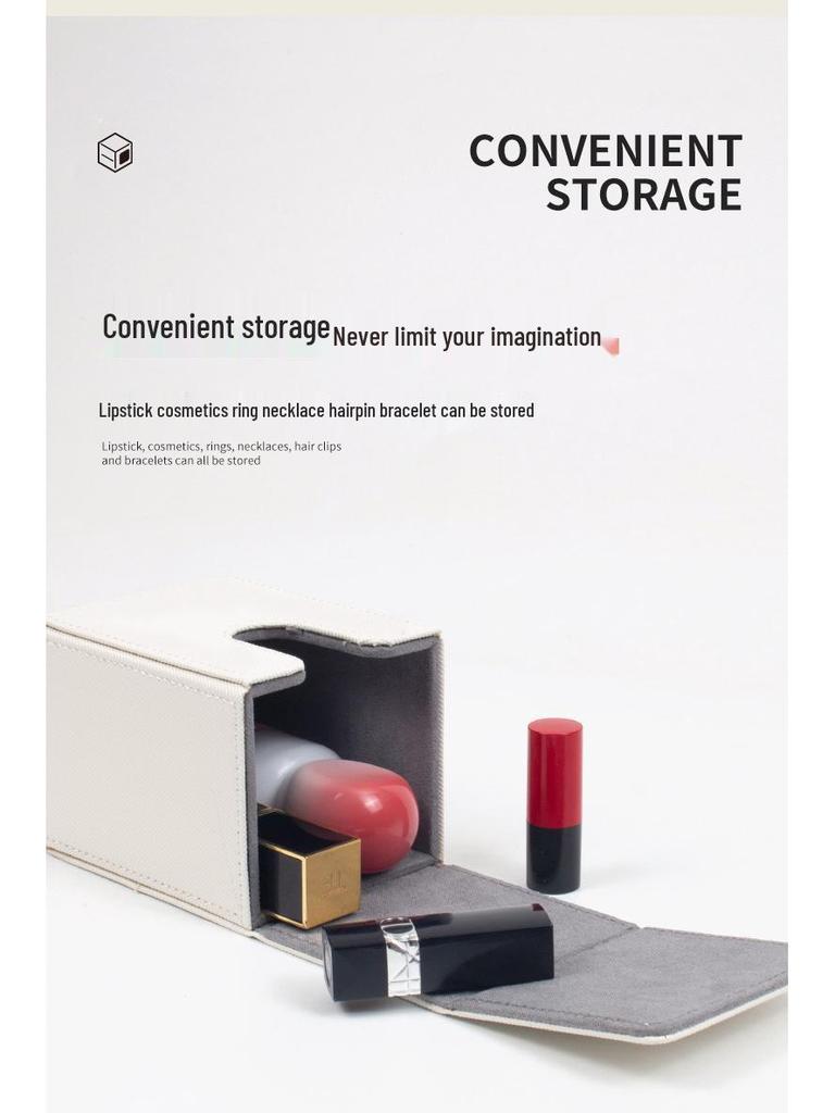 PU Leather Magnetic Card Storage Box - Red Hot Recommendation for Cards