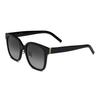 Irregular Frame Sunglasses With Gold Ysl Logo Women Sunglasses Black 736455Y99561014