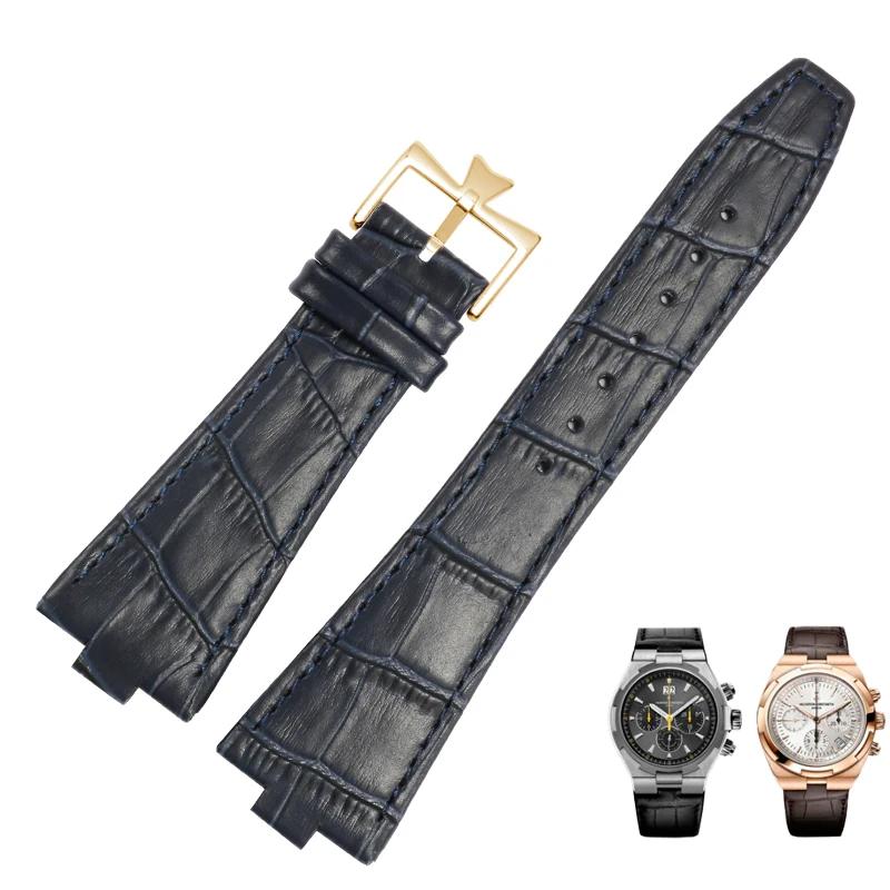 25*8 мм натуральная кожа мужской ремешок для часов Vacheron Constantin OVERSEAS Series — фото 8