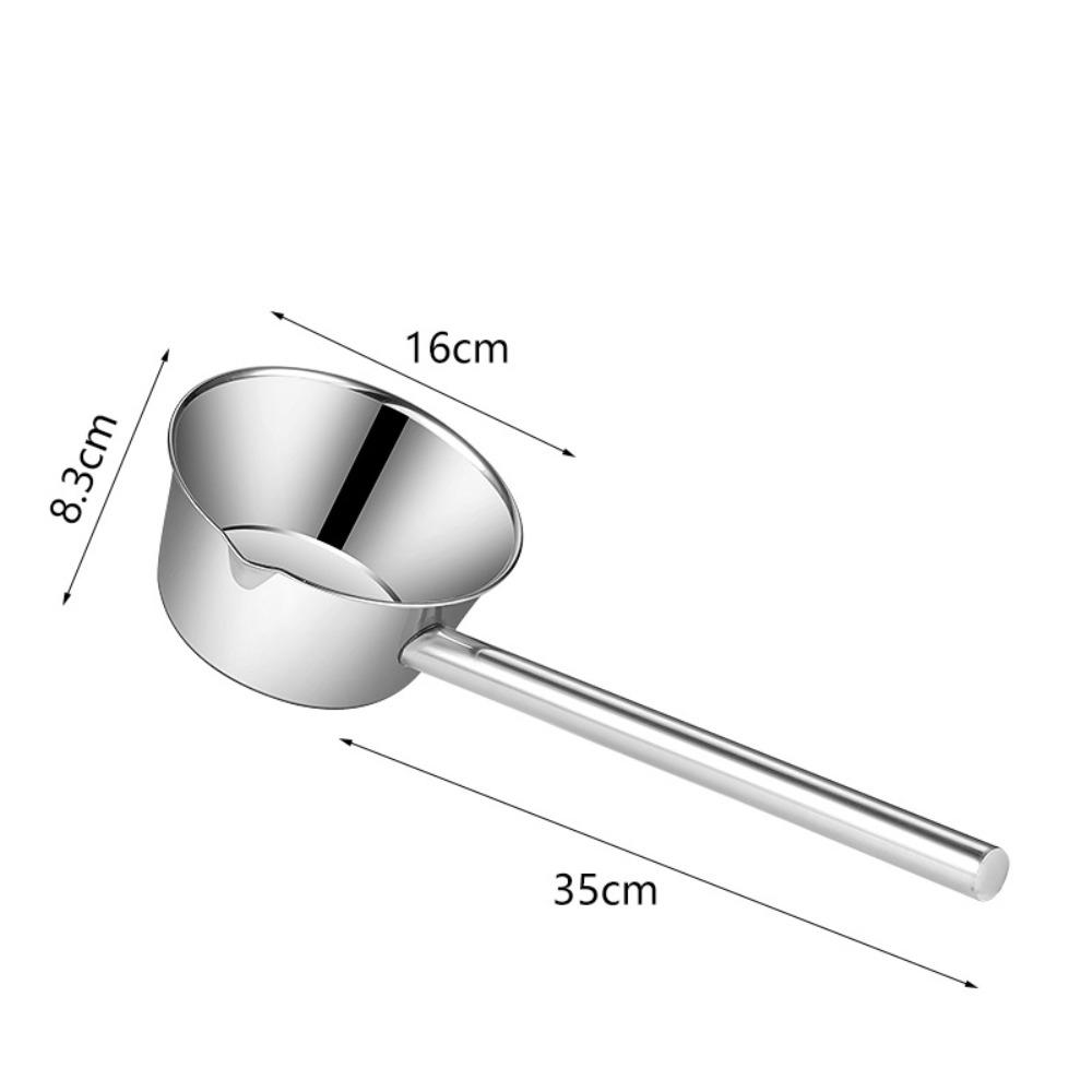 Long Handle Water Ladle Stainless Steel Resturant Soup Ladle Big Extended Water Scoop  Household