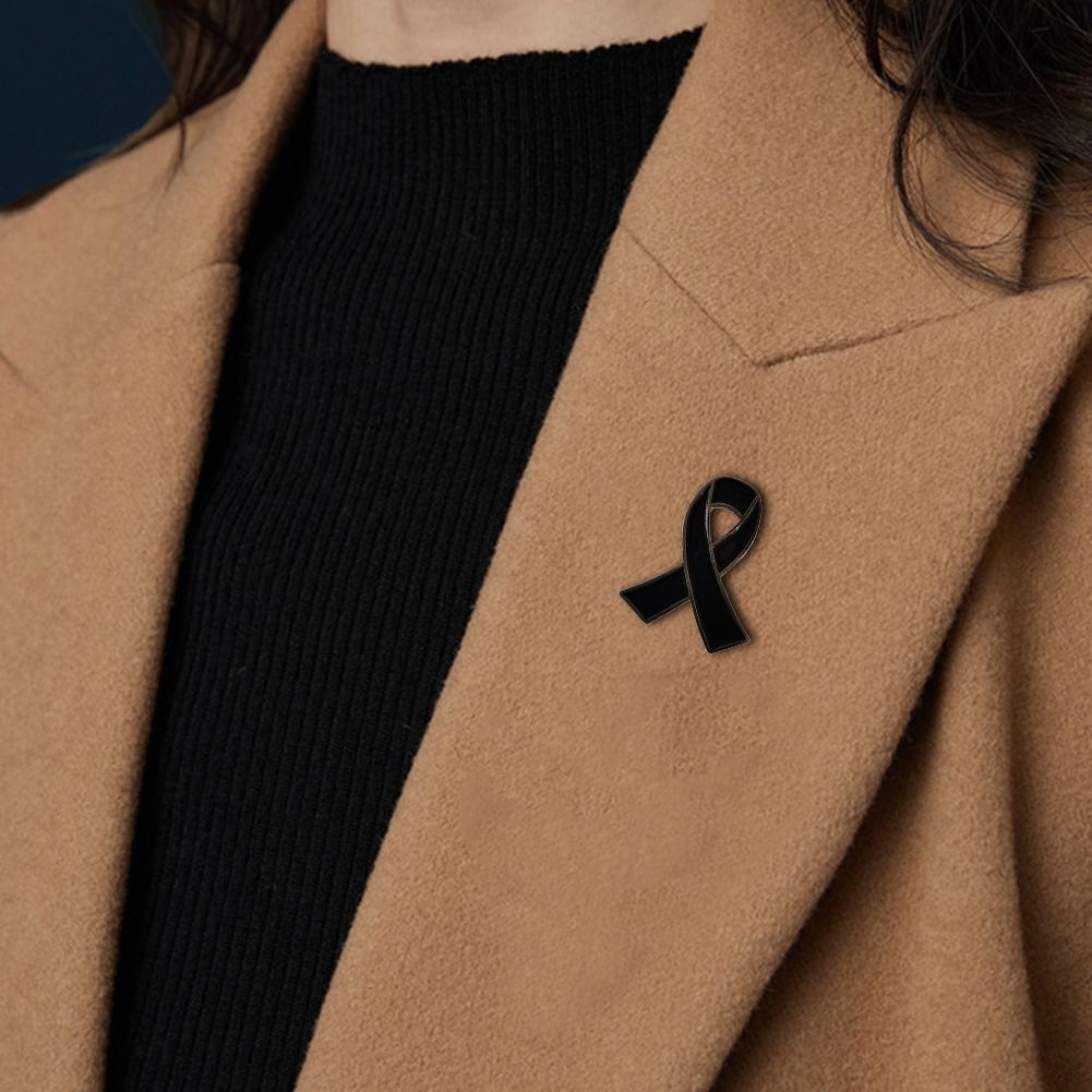 Pink Ribbon Brooch Official Breast Cancer Awareness Lapel Pins for Women Charity Accessory for Social Events Parties Gifts