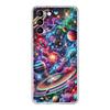 Transparent Phone Case Cover for Samsung Galaxy S25 S24 S23 S22 S20 S21 FE Ultra S25 Edge Plus 5G Capas Universe Starry Sky Moon