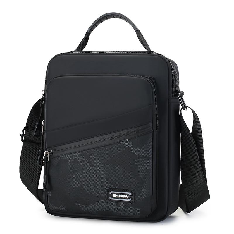 

Men s Trendy Oxford Cloth Backpack: Large Capacity, Casual, and Stylish Crossbody Handbag чорний