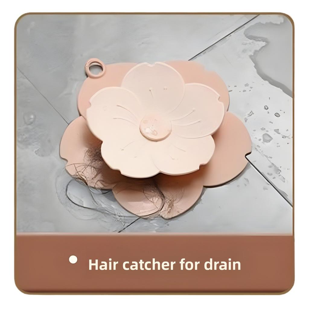 1PCS Sakura Shape Push-type Water Drain Floor Drain Anti-insect Sealing Cover Silicone Pad Sewer Plug Anti-odor Bathroom Kitchen Sink Deodorizer