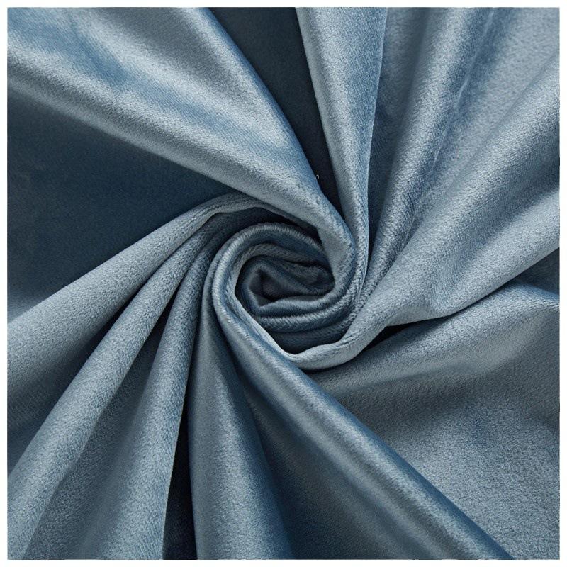 Fleece Solid Color Blackout Curtain Cloth, Living Room Bedroom Blackout Curtain Finished Multi-Color