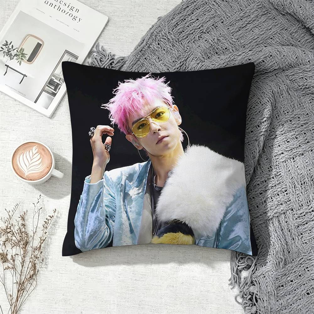T-TOP C-Choi S-Seung Hyun Anime Square Pillow Case Multi Sizes For Car Home Bedroom Decor Custom Valentine Gifts
