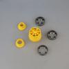 1/2Set Water Pipe Thread Plate Set 1/2" 3/4" PVC Thread Maker Tool with 3 Dies Plastic Pipe Tap Die Set for Electric Drill