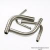 304 Stainless Steel 90° Welded Elbow Hose Fitting - Sizes 6, 8, 10, 12