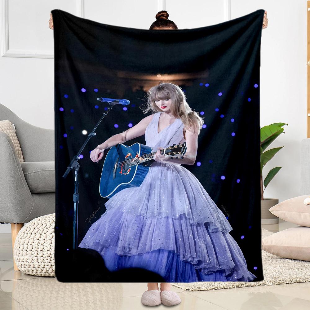 Musician Live Concert. Blanket Soft & Cozy Suitable for Office Sofa Bed for All Occasions Modern Birthday Christmas Gift Blanket