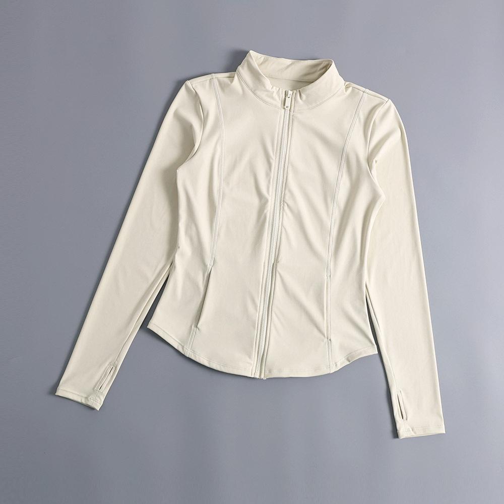 Women's Autumn & Winter Slimming Zipper Sports Jacket - Plus Size, Long Sleeve, Running Fitness Top