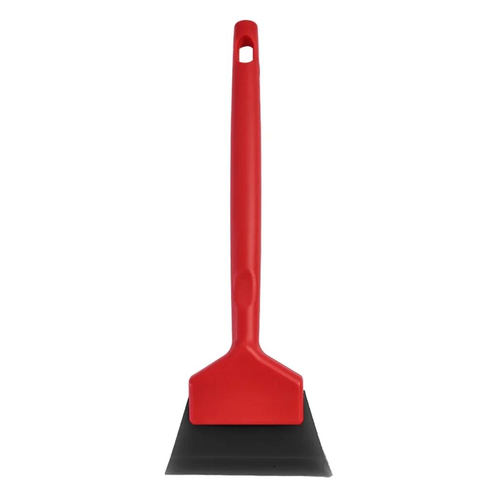 Long Plastic Handle Anti-Slip Car Tint Squeegee Replaceable Soft Rubber Blade PPF Scraper Window Water Cleaning Remover