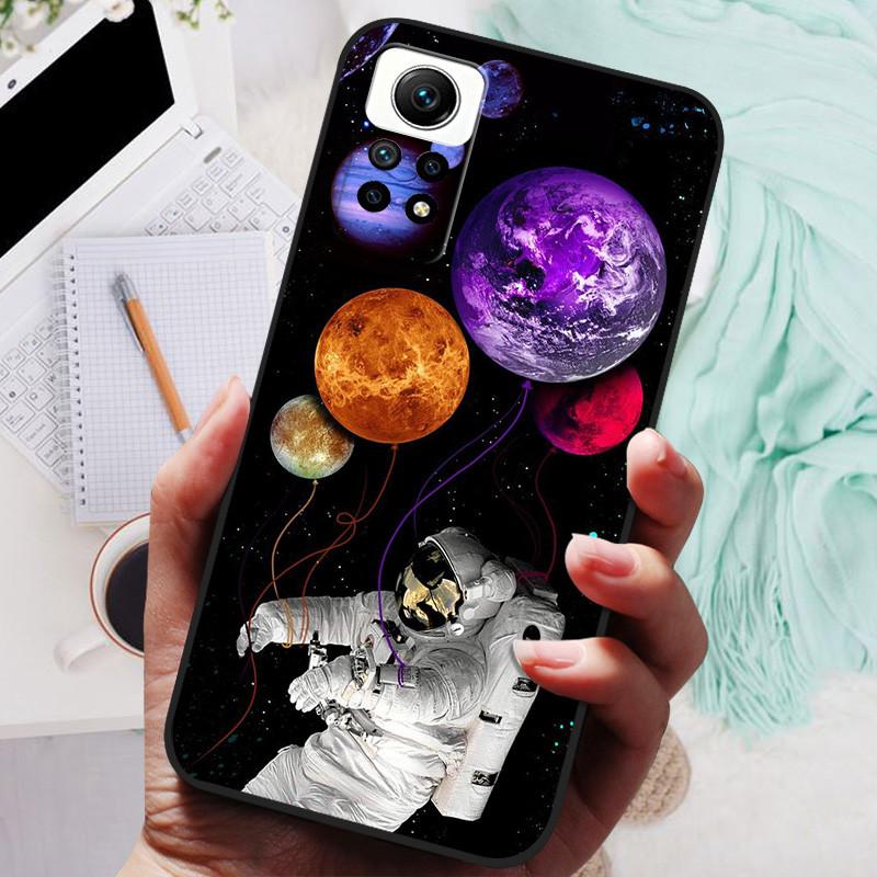 Cover For Redmi Note 12 Pro 4G Case Silicone Painted Soft Protective Black Coque For Xiaomi Redmi Note12 Pro 4G NFC Cartoon TPU