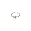 LAYERMOOD 24 Mini ribbon Ring-silver925