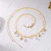Summer Bohemian Waist Chain For Women Rice Beads Sea Star Shell Conch Starfish Pendant Body Chain Beach Vacation Bikini Jewelry