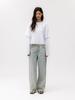 GLOWNY G Double Sleeve Letter Tee (White)