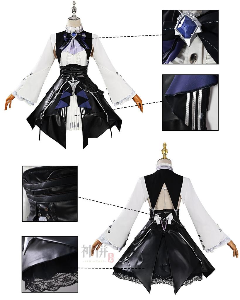 Vivian Banshee Cosplay Costume with Wig Phantom Thieves ZenZero Cosplay Outfit for Adults Fancy School Stage Costume Banshee with [Kamihei Ryohin] - -