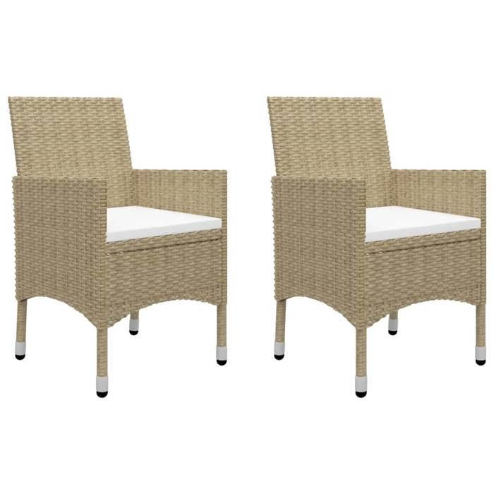 Exclusive House - 5 Pcs Garden Dining Set Beige