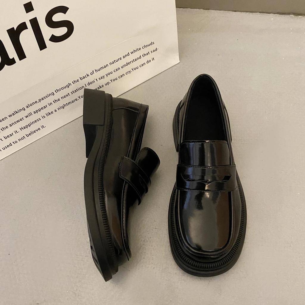 Fashion Brown Loafers Women Japanese School Students JK Uniform Shoes Round Toe Women Girls Retro Round Toe Lolita Cosplay Shoes Mujer