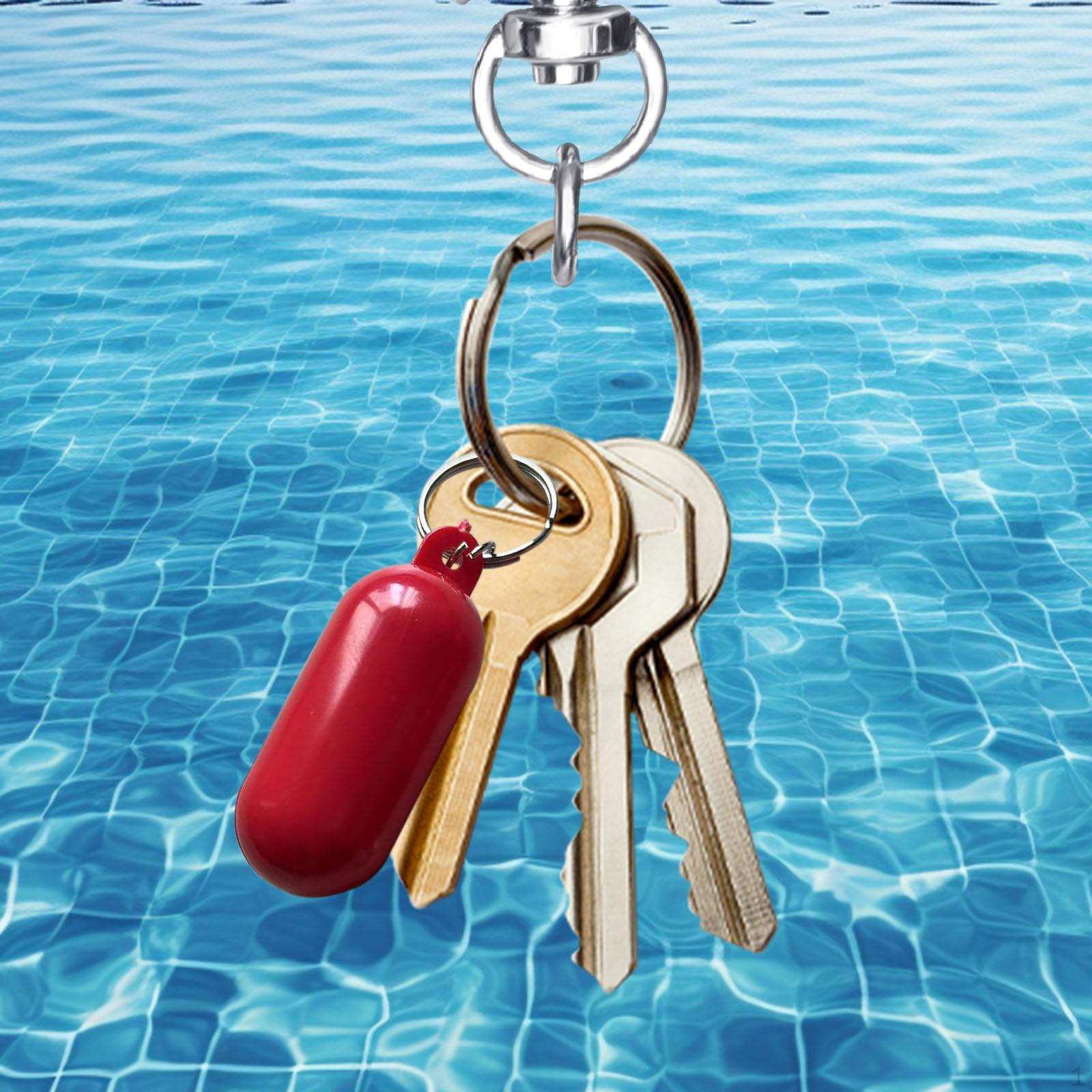 

Плавающий брелок для ключей, плавучий брелок, набор колец, держатель для поплавка для воды красный