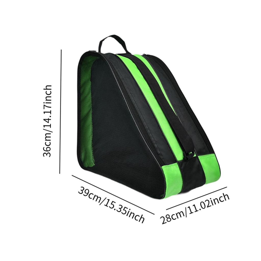 Přenosná taška na kolečkové brusle Taška na brusle Velkokapacitní prodyšná taška na kolečkové brusle Taška na brusle Taška na brusle Taška na bruslení