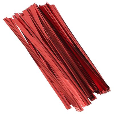 800Pcs 10Cm Eco Friendly Metallic Ties Soft Flexible Easy Tie for Cellophane Candy Bags Birthday Wedding Party Gift Packaging