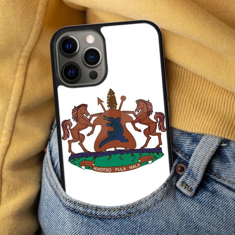 Lesotho Flag Soft Phone Case for iPhone 17 Air 16e Pro max 15 Pro 13 14 Plus 11 12 MagSafe Magnetic Coque