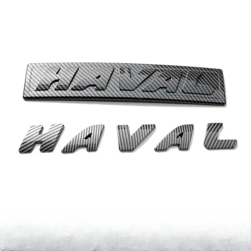 for Haval H6 GT logo Car Front Network Black Logo Emblems For GWM Great Wall Generation Haval H6 GT QK1