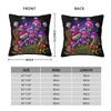 Ocean Magic Mushroom Pillowcases Polyester Room Cushion Cover Cool Decorative Pillow Cover 45*45