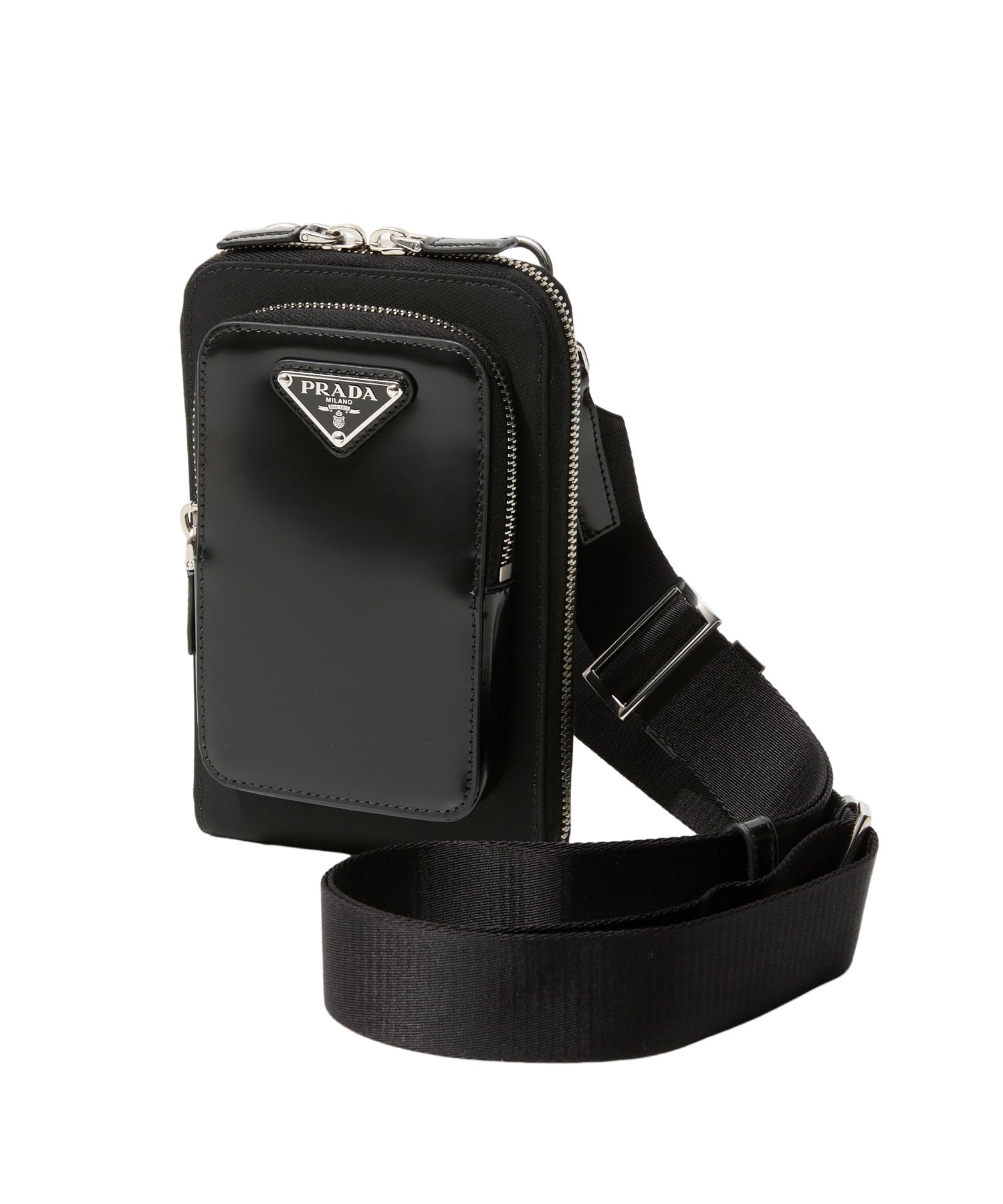 

Жіноча сумка Prada через плече 2ZT060 з переробленого нейлону, 789, NERO.