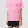 Burberry T Shirt Women's Geranium Pink (Unisex) T-Shirts 80546511