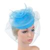 Frauen Mädchen Mesh Fascinators Hut Cocktail Party Stirnband Kopfschmuck Hochzeit Hut