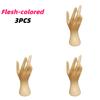 3pcs Realistic Hand Model Prop Display Stand with Ring & Bracelet Slots for Jewelry Storage & Retail Photography Costume Parties