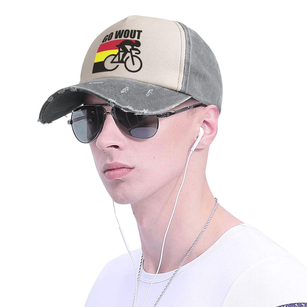 Belgie Flag Wout Van Aert Baseballové čepice Věci Móda Zoufalý Washed Snapback Klobouk Unisex Dámské Nastavitelné Čepice Klobouk
